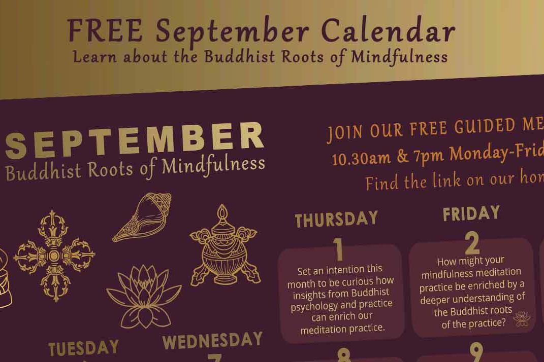 Mindfulness Calendars - Mindfulness Association